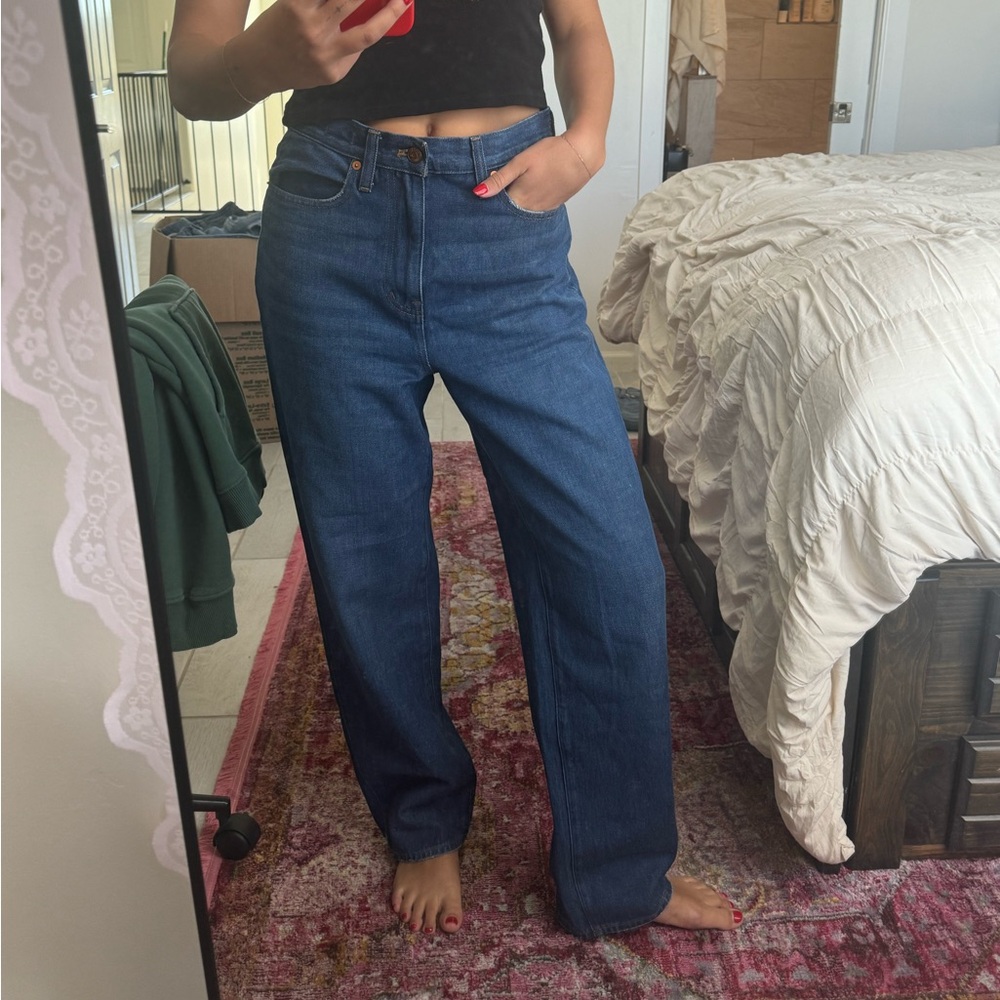 Madewell Baggy Straight Jeans